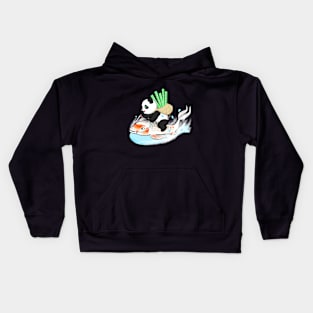 Traveling panda Kids Hoodie